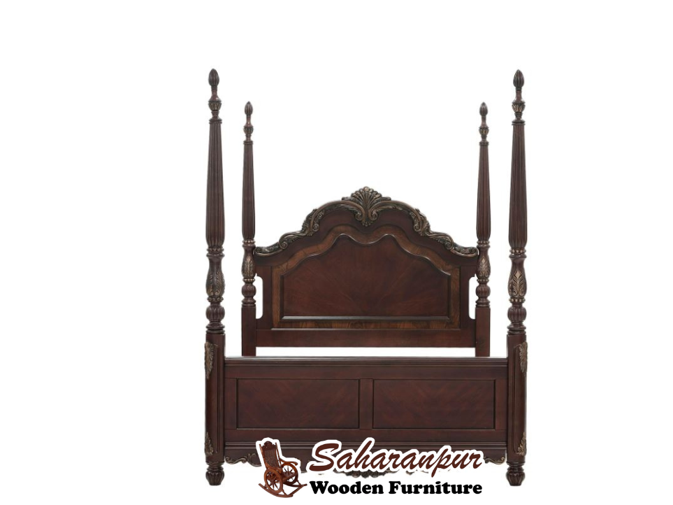 Traditional Cherry Wood Queen Bed 5373
