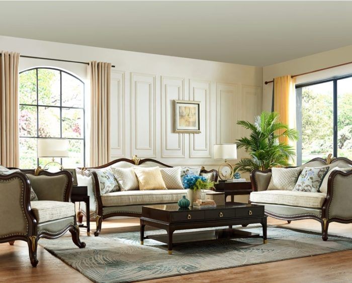 Top Class Home Wooden Adorable Sofa Set